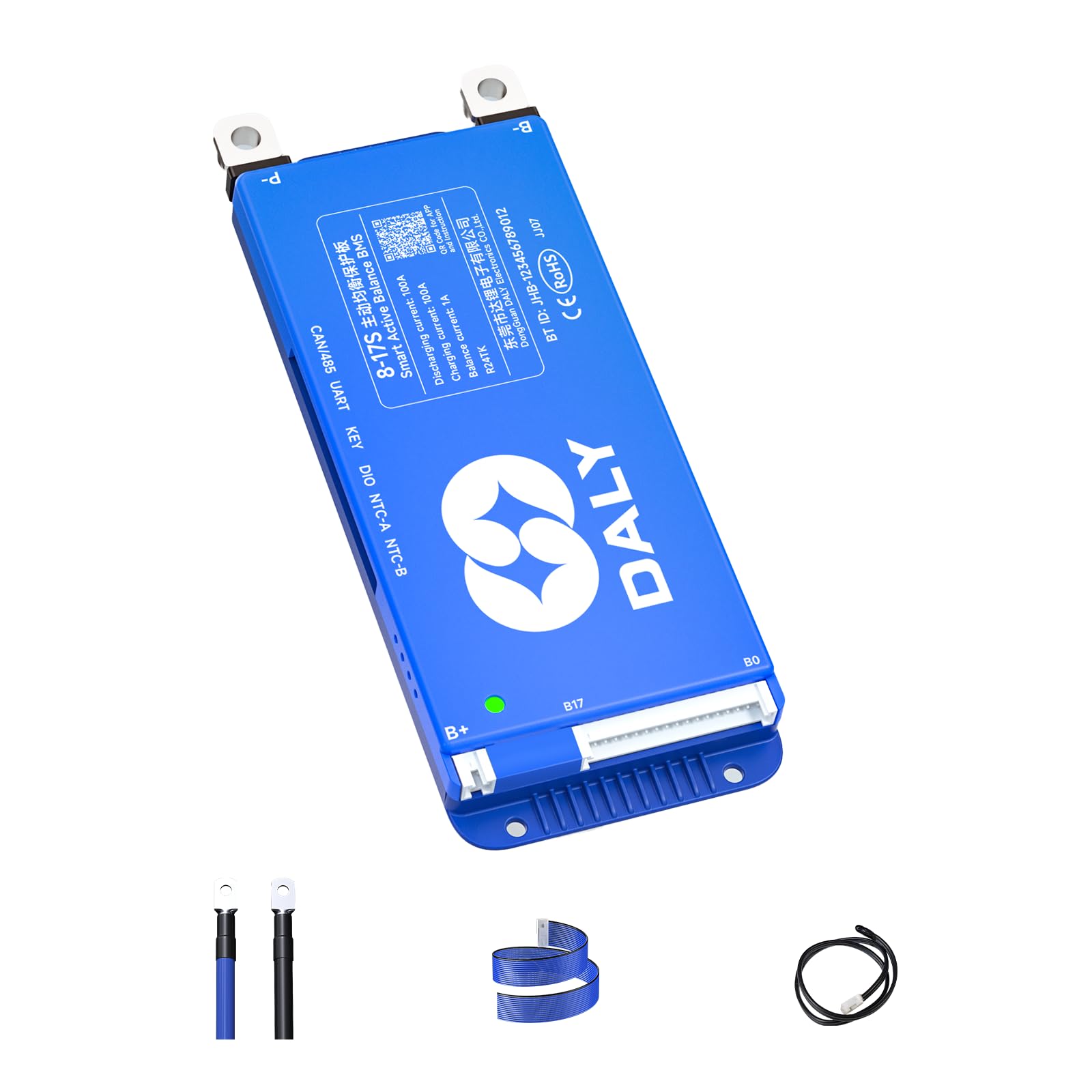 Amazon.com: DALY 100A 8S-17S 24V-60V Smart BMS with 1A Active